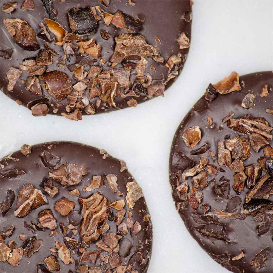palet chocolat grué