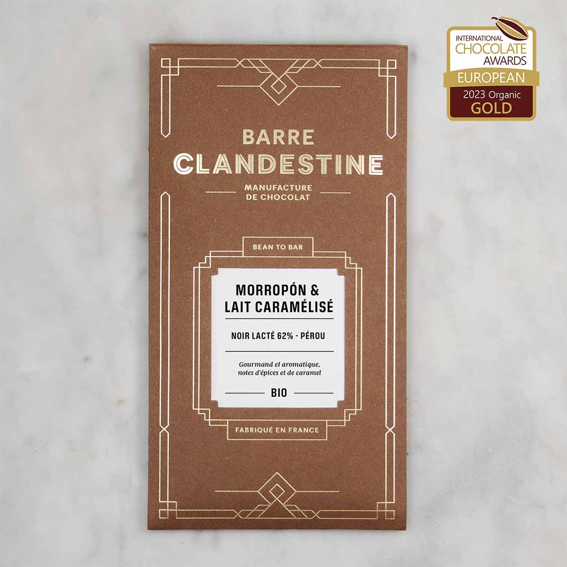 Barre chocolat Morropón & lait caramélisé