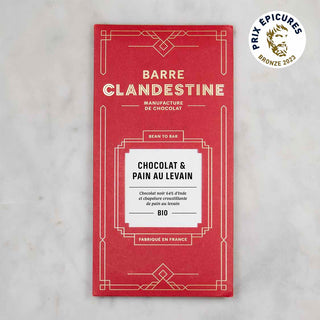 Barre chocolat et pain au levain