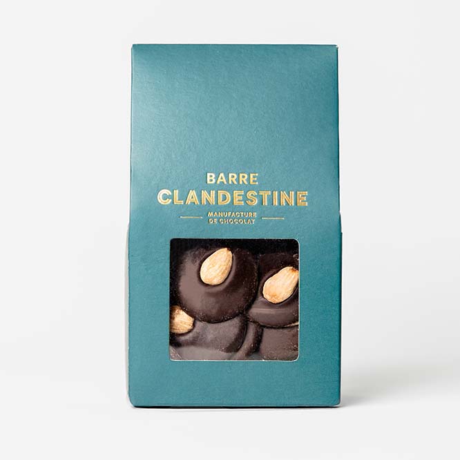 Chocolat et amandes grillées