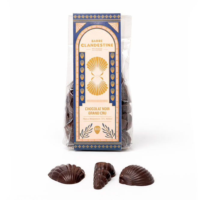 Coquillages - Chocolat noir