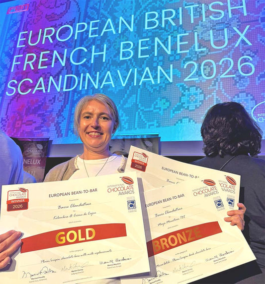 Nos médailles aux Chocolate Awards 2026