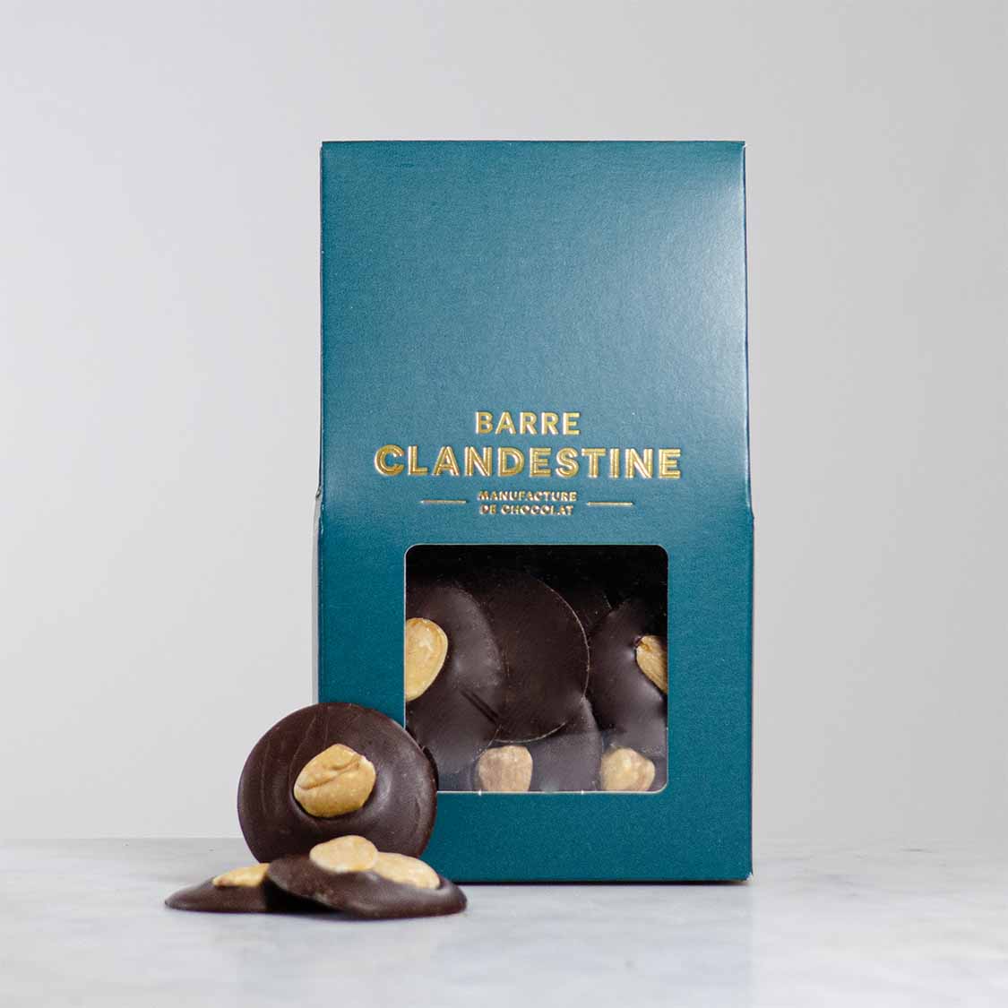 Chocolat et amandes grillées