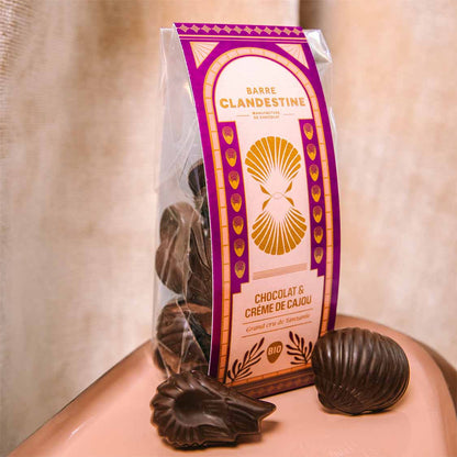 Coquillages - Chocolat et crème de cajou