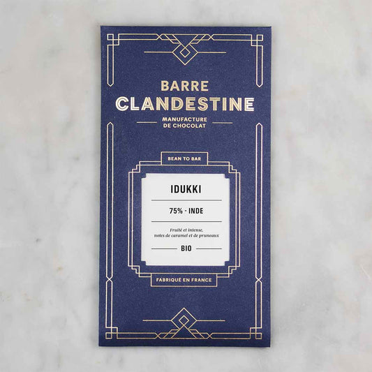 Barre chocolat noir Inde