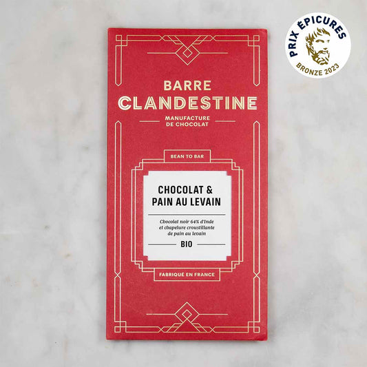 Barre chocolat et pain au levain