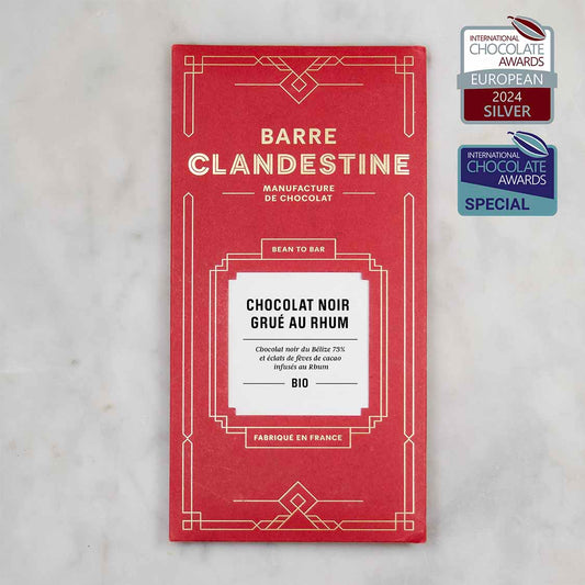 Barre chocolat rhum