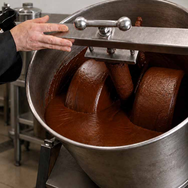 Visite de la manufacture de chocolat