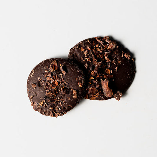 Chocolat et éclats de grué