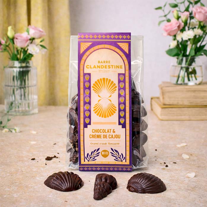 Coquillages - Chocolat et cajou
