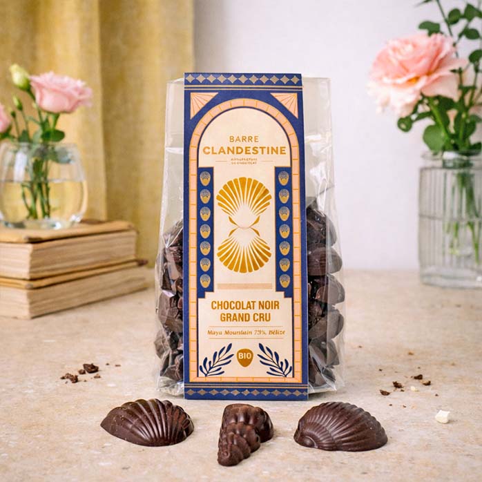 Coquillages - Chocolat noir
