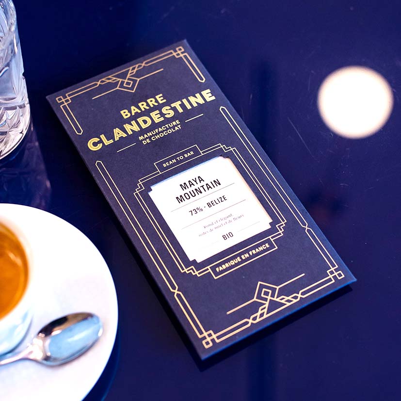 Tablette chocolat noir Bélize